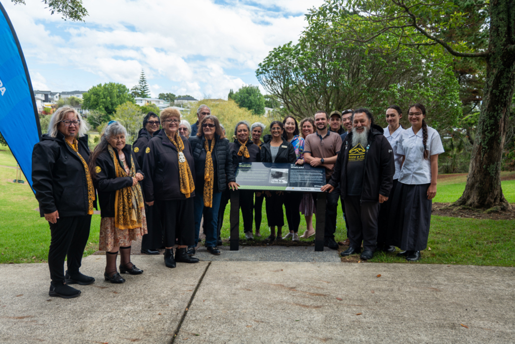 NWO And Puketāpapa LB At Wairaki Lynfield Reserve Signage Unveiling OA
