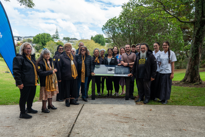 NWO And Puketāpapa LB At Wairaki Lynfield Reserve Signage Unveiling OA
