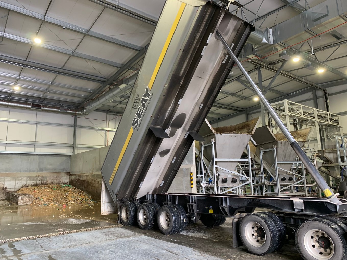 Food scraps are converted into biogas and liquid fertiliser at Ecogas’ organics processing facility in Reporoa.