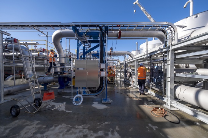 Waikato A Water Treatment Plant Under Construction