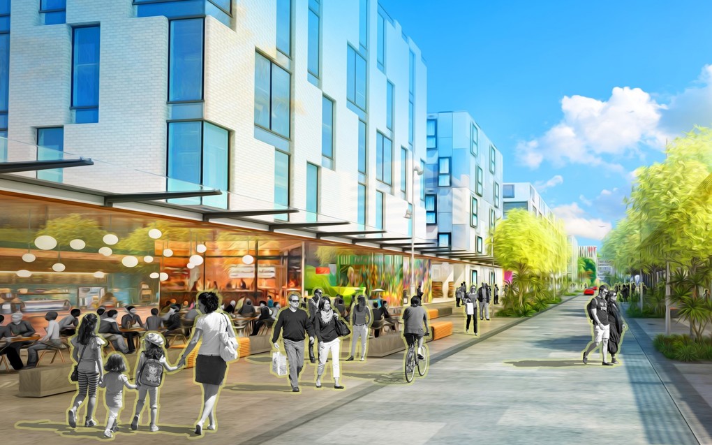 Pedestrian-friendly main street for Manukau