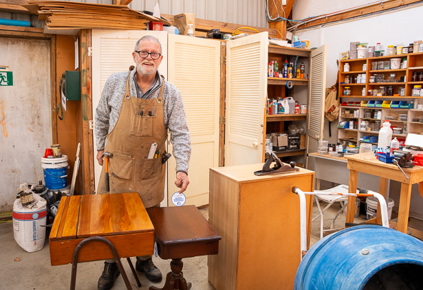 Tool shed area for the CRC.