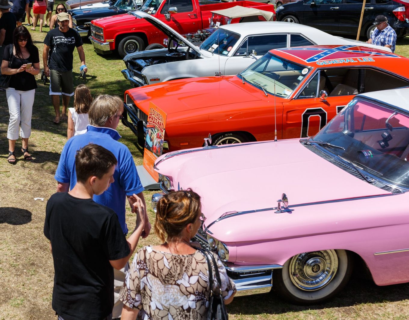 A local car show. 