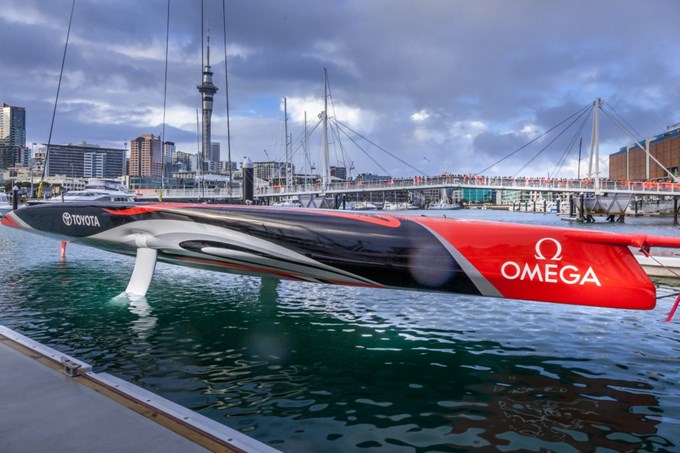 Emirates Team New Zealand launch their first AC75 (3)