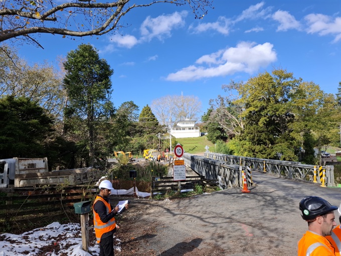 Work On Mill Flat Road Bridge