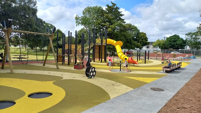Riverhead playground back in action 2