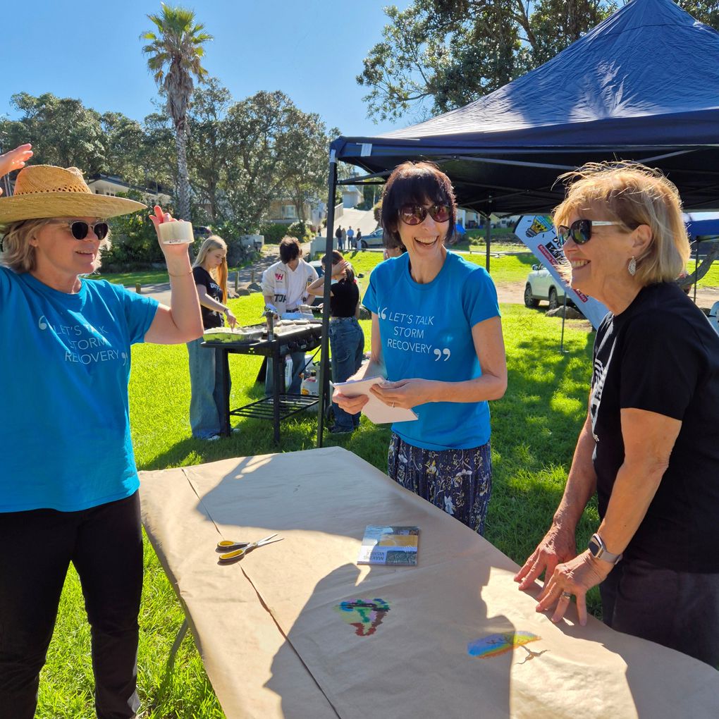 People at a community event