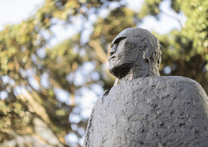 A Maori Figure in a Kaitiaki Cloak