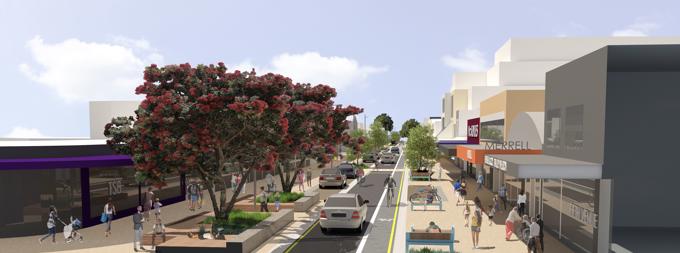 Construction begins to transform Hurstmere Road