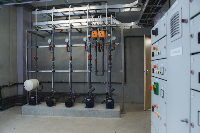 Newly completed reservoir pump station in Albany 3