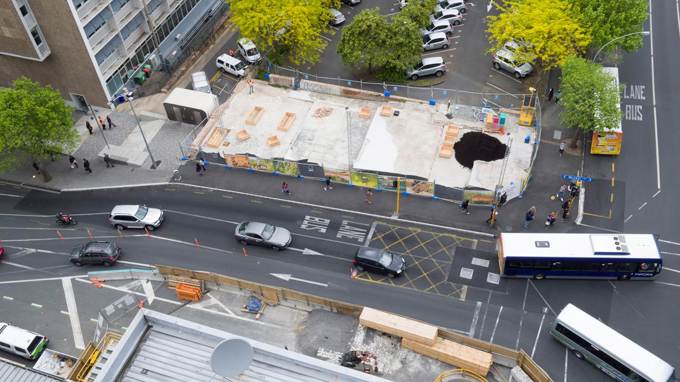 Pop-up garden transforms empty CBD lot