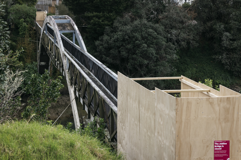 Jubilee Bridge closed in 2023.