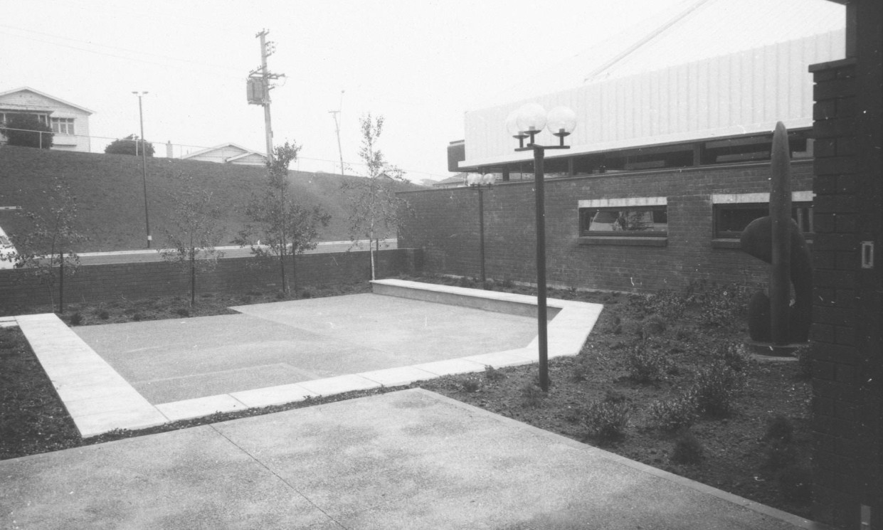 Mt Albert carpark when first installed in the 1980s.