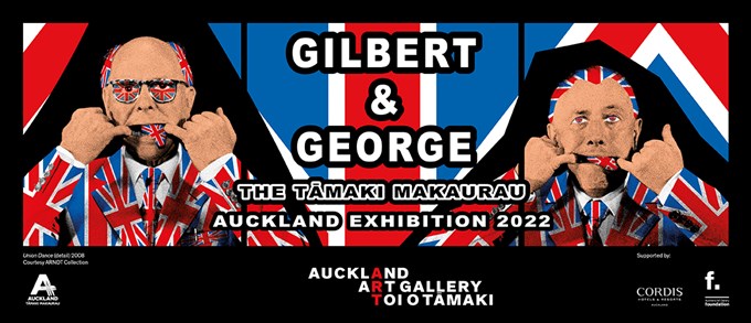 Gilbert & George: The Tāmaki Makaurau Auckland Exhibition 2022