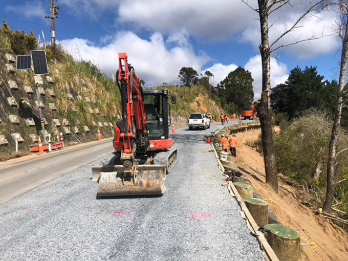 Moir Hill Road Repairs In Action