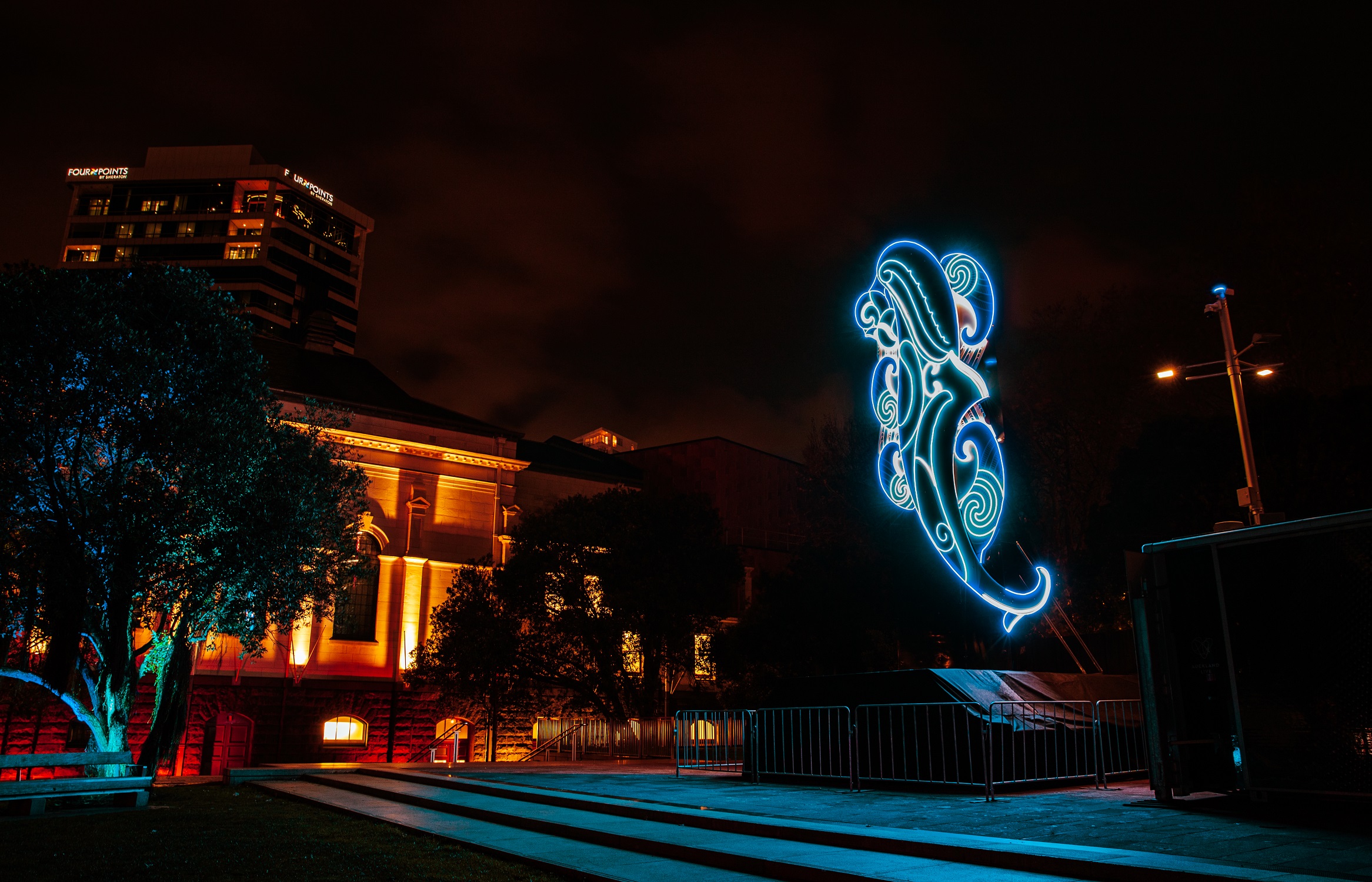 Tūrama Kaitiaki in Aotea Square.