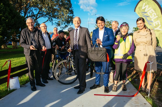 Sandringham Road Extension cycle link
