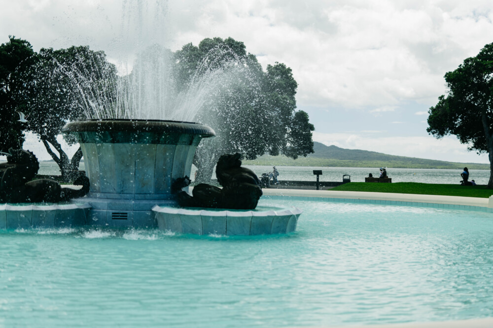 Trevor Moss Davis memorial fountain