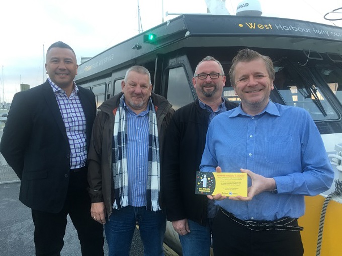 West Harbour ferry celebrates 1 million passengers