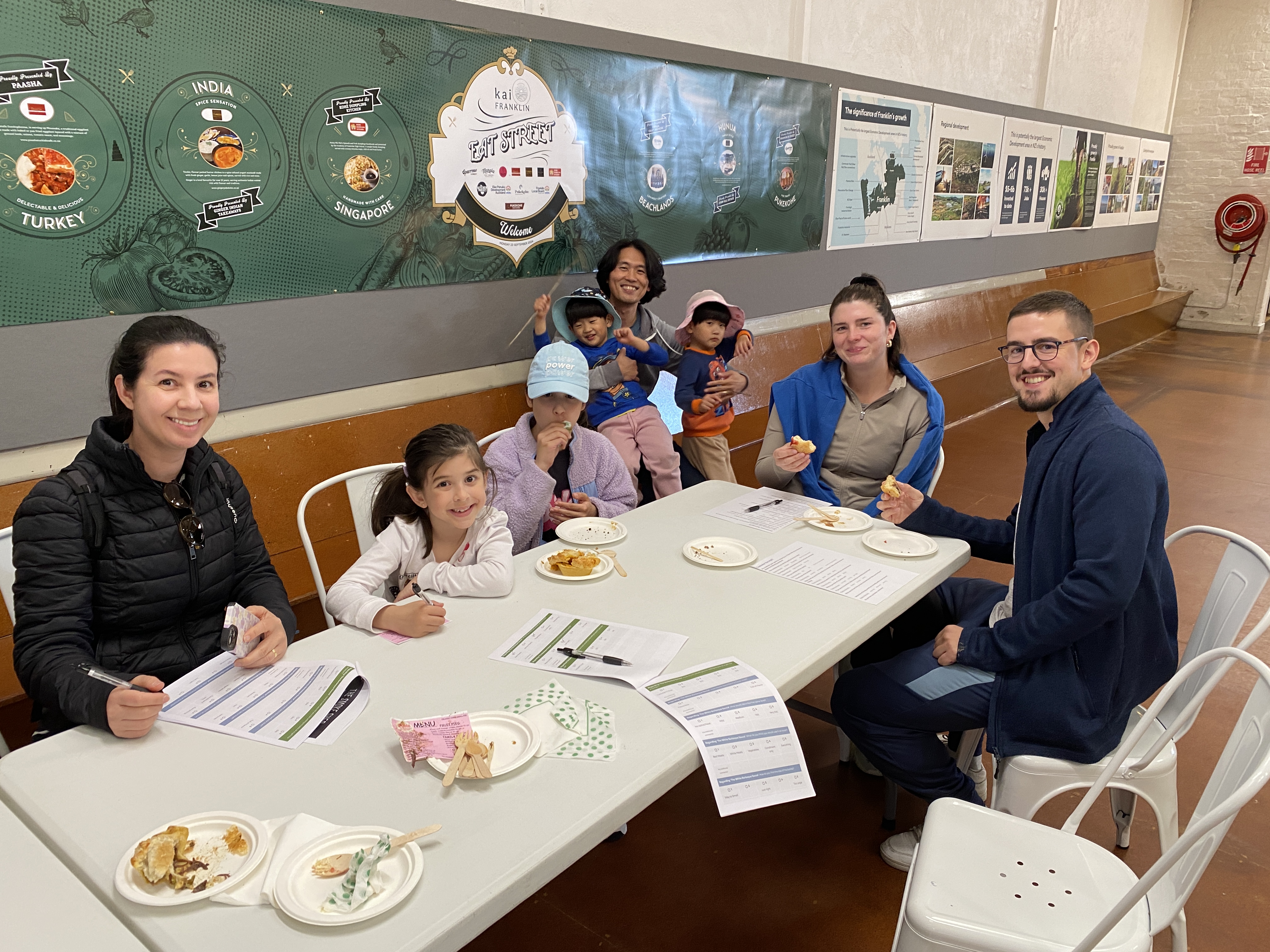 International flavour. The tasting panel was made up of people from South Africa, Ireland, Italy, the Philippines, Korea, Brasil, Wales and New Zealand.