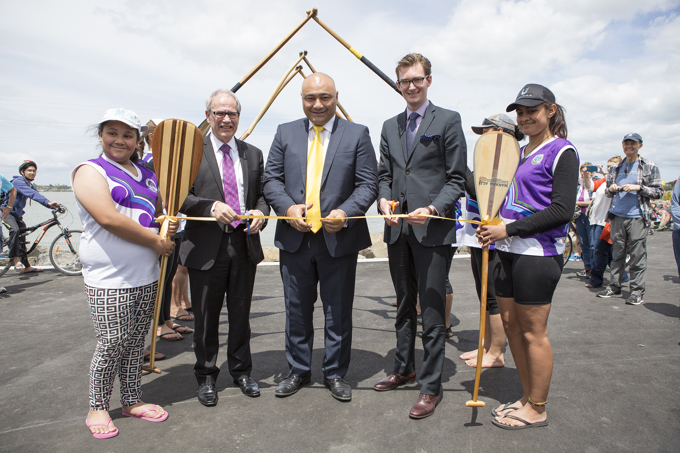 Great turnout for Onehunga foreshore opening 02