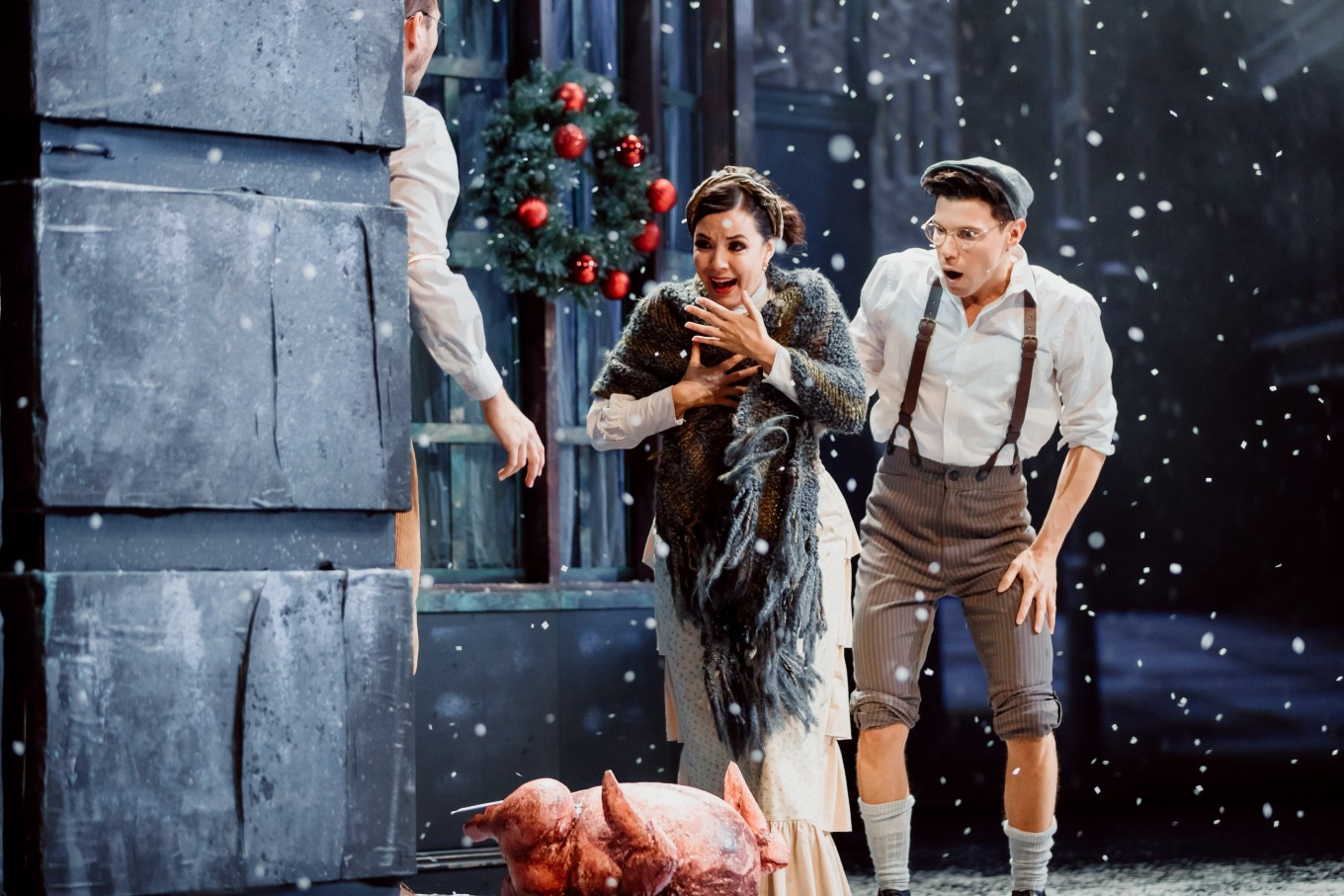 Christmas themed theatre production. 